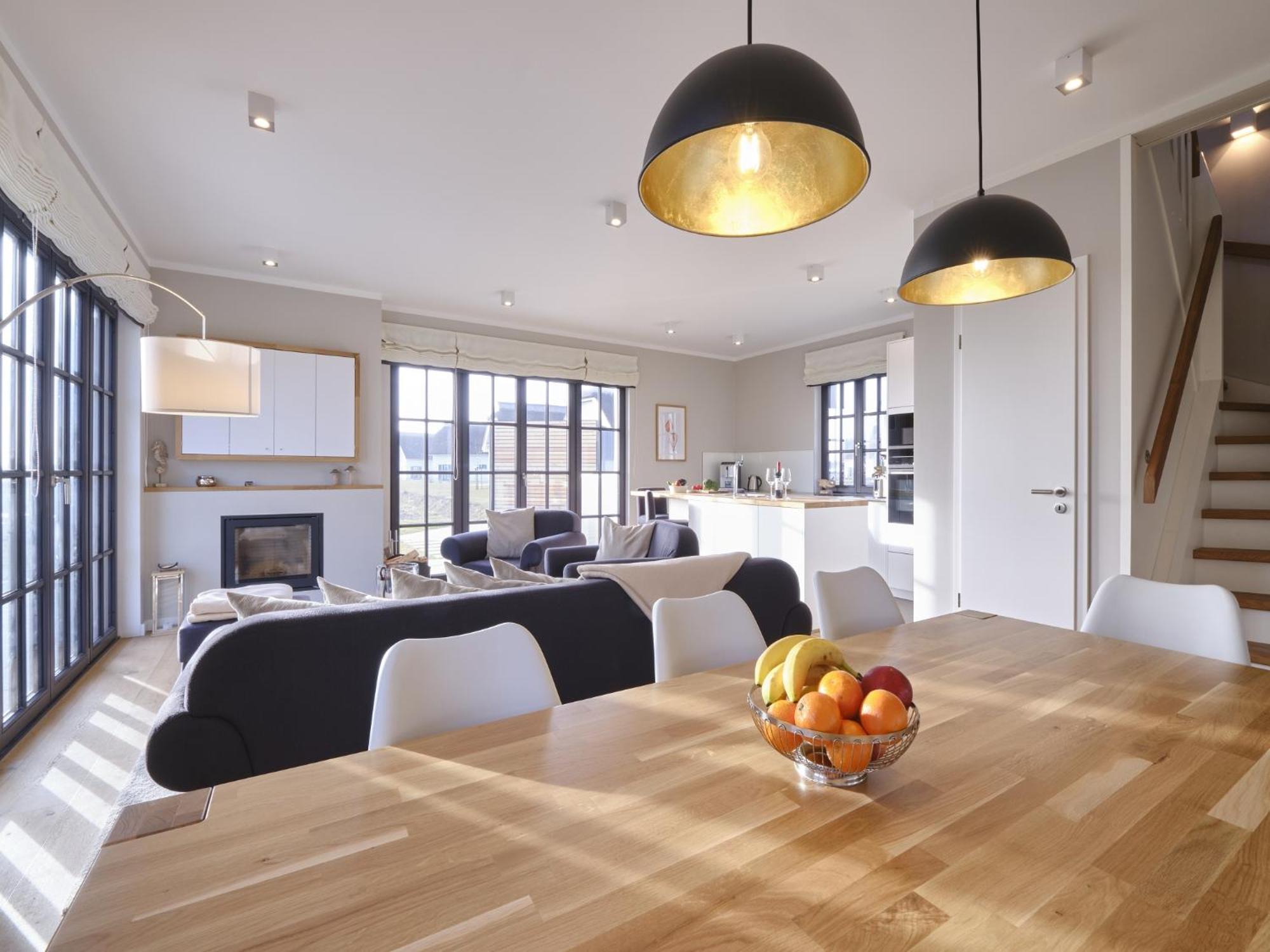 Reetland Am Meer - Luxusplus Reetdachvilla Mit 4 Schlafzimmern, Aussensauna, Loungebereich Und Kamin G07 Dranske Exterior foto